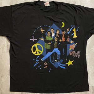 Vintage 1990 New Kids On The Block NKOTB Shirt Size XL Donnie Wahlberg